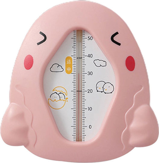 Analog Bade-Thermometer 5°C bis 50°C Rosa
