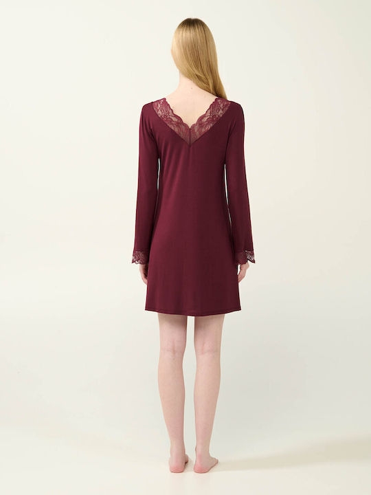 Vamp Winter Women's Nightdress Red Windsor