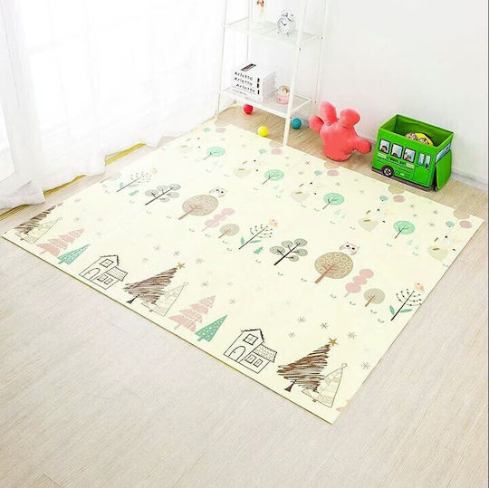 Χαλάκι Δραστηριοτήτων Μπεζ 200x180cm Πάχους 8mm