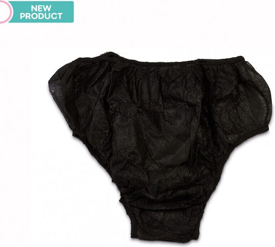 Men's Non-woven Underwear Slip Black 50pcs