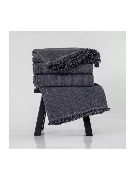 Borea Velvet Ριχτάρι Διθέσιου Καναπέ Βελουτέ 180x250εκ. Κάμελ 032430188075