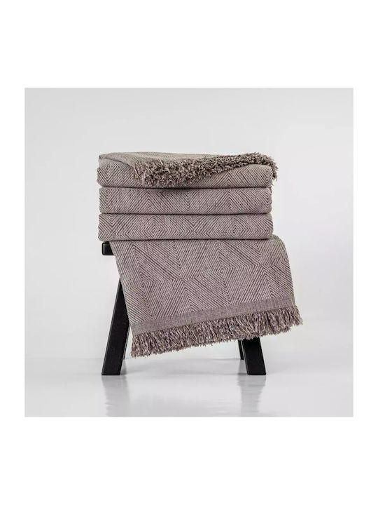 Borea Bari Ριχτάρι Πολυθρόνας Chenille 180x180εκ. Σπαγγί 032425121069