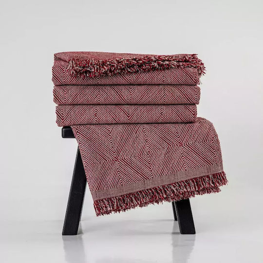 Borea Bari Three-Seater Sofa Throw Chenille 180x300 cm Grey