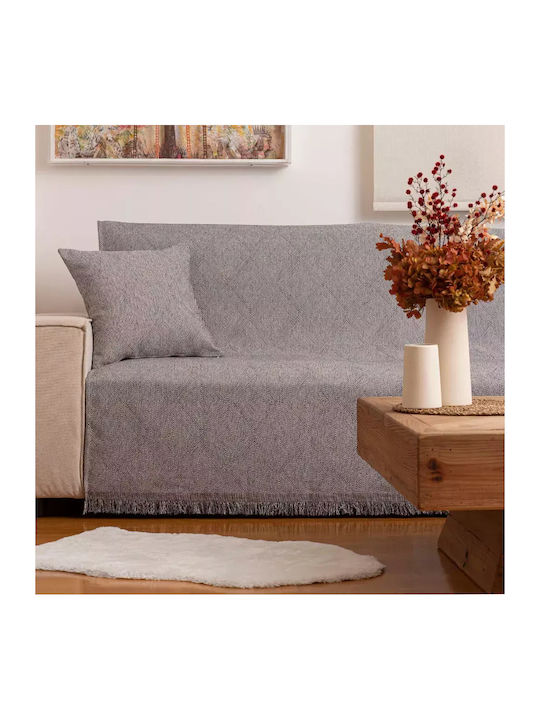 Borea Bari Ριχτάρι Πολυθρόνας Chenille 180x180εκ. Σπαγγί 032425121069