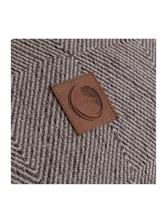 Borea Bari Ριχτάρι Πολυθρόνας Chenille 180x180εκ. Γκρι 032425052069