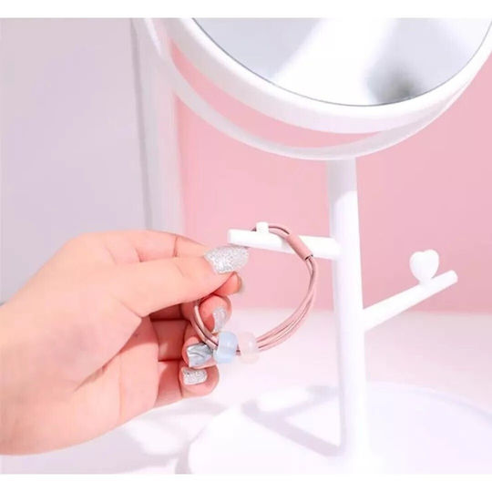 Makeup Mirror with Light 31x14.5cm White