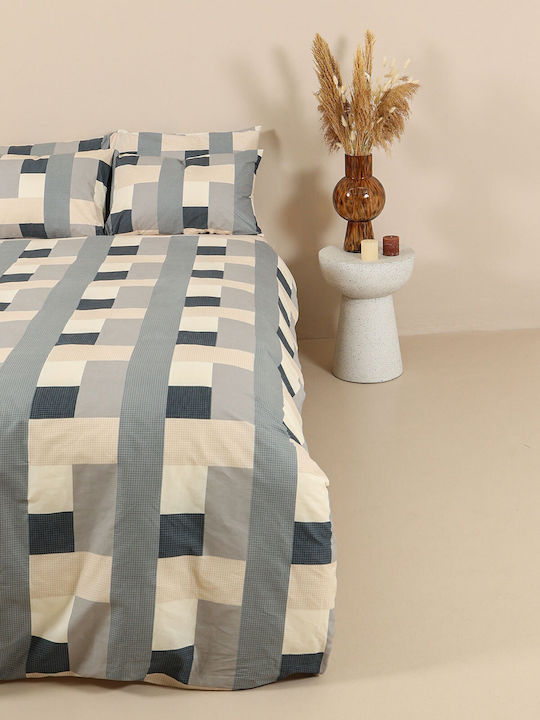 Sunshine Duvet Cover Set Cotton Queen with 2 Pillowcases 230x250 Cotton Feelings 2056 2056