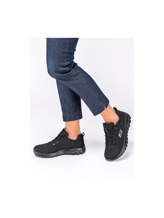 Graceful Get Connected Sport Shoes Running Black