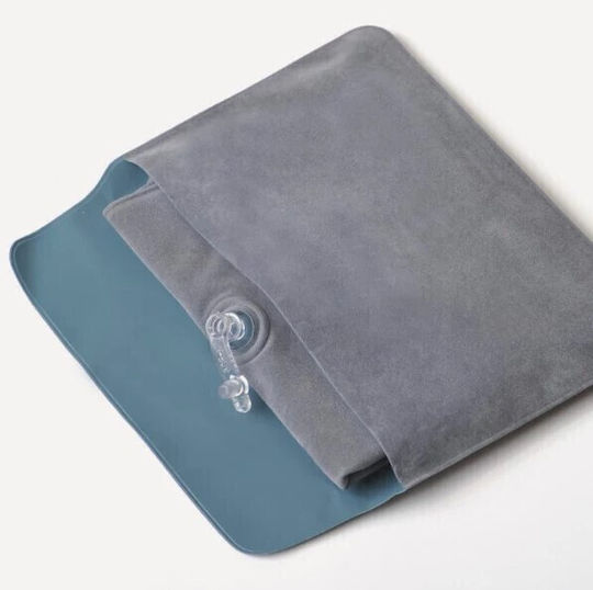 Travel Plus Travel Pillow with Carrying Case Gray