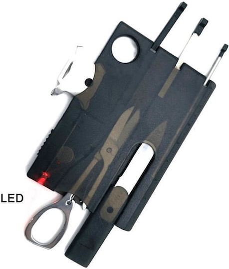 Bug Out Survival Backpack with Flashlight Card Whistle & Saw