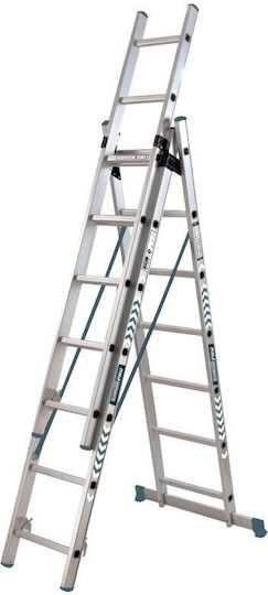 Bormann Pro BHL5090 Τριπλή Σκάλα Αλουμινίου 3x9