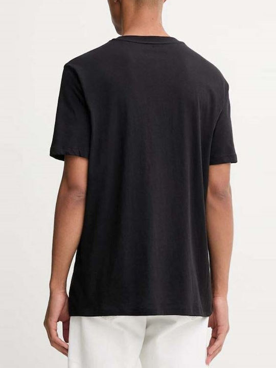 Hugo Dugopak Men's Short Sleeve Undershirts In Black Colour 2Pack