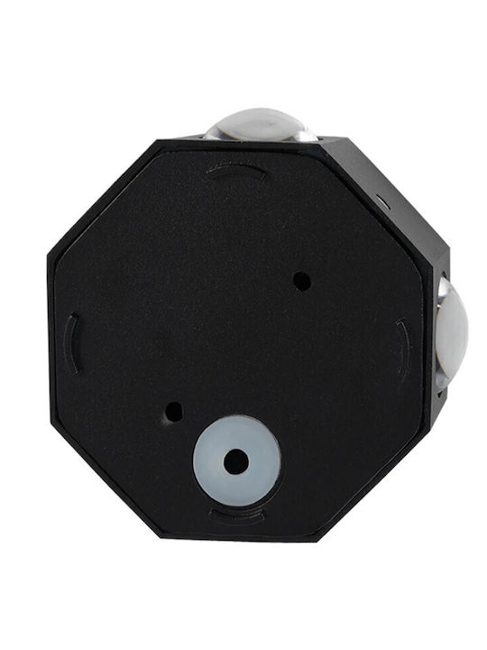 GloboStar Hikari Wall-Mounted Outdoor Lighting LED IP65 8W with Warm White Light Dimensions 10x4x10cm