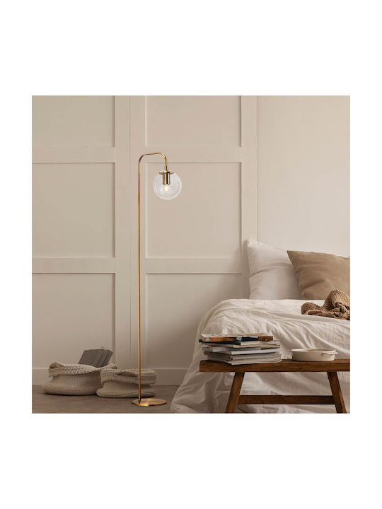 Opviq Viran Lampa de podea Î146xL27cm. cu Soclu pentru Bec E14 Galben