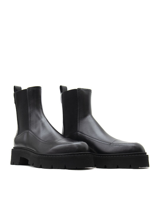 Emporio Armani Beatle Boots Black