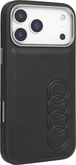 Audi Case Tt Synthetic Leather Magsafe Iphone 17 Pro Black Au-tpupcip17p-tt/d1-bk