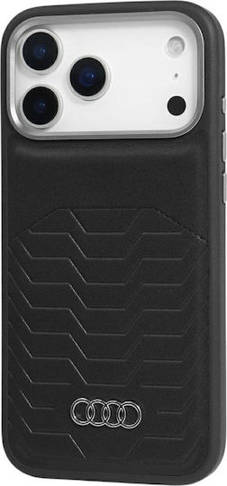 Audi Case Gt Synthetic Leather Magsafe Iphone 17 Pro Black Au-tpupcmip17p-gt/d3-bk