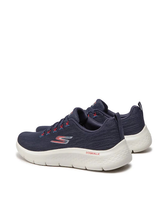 Go Walk Flex Ανδρικά Αθλητικά Παπούτσια Running Μπλε