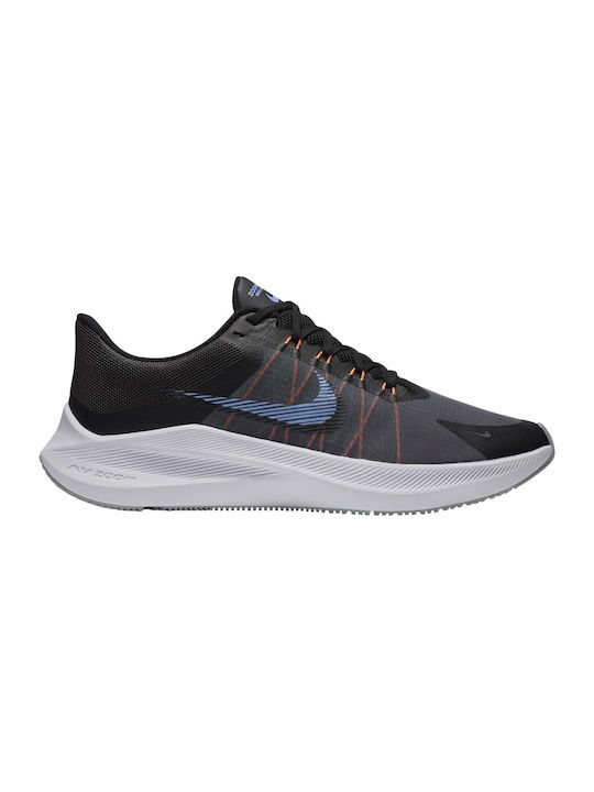 Winflo 8 Sport Shoes Running Dark Smoke Grey / Black / Coast / Total Orange