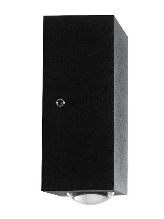 GloboStar Hikari Επιτοίχιο Εξωτερικό Φωτιστικό LED IP65 4W με Θερμό Λευκό Φως 6x4x10.5εκ.