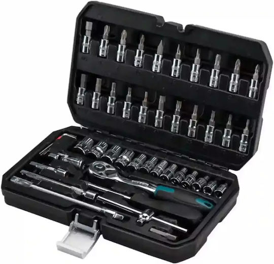 Bormann BΗΤ5100 Set Ratchet 1\4" 46pcs 024675
