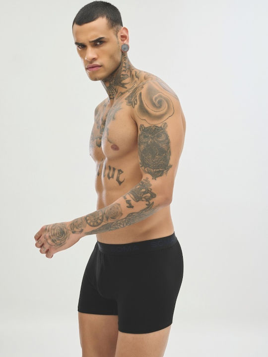 Herren Boxershorts Black 1Packung