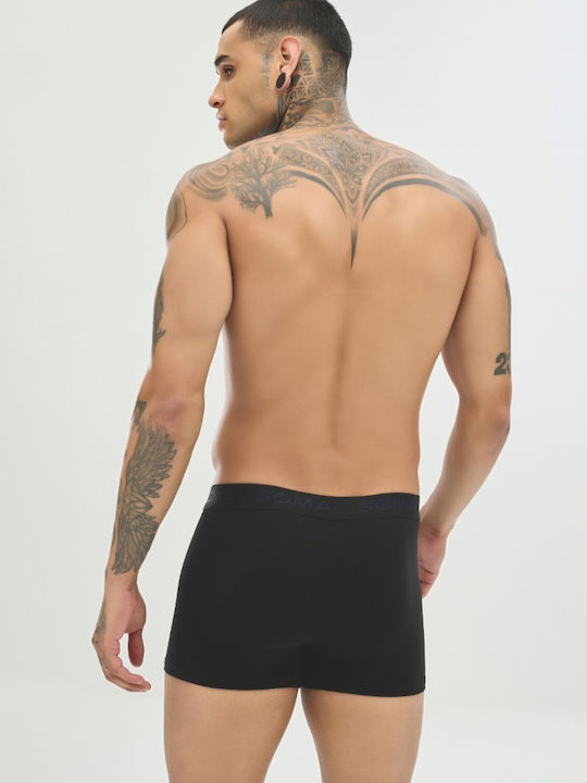 Herren Boxershorts Black 1Packung