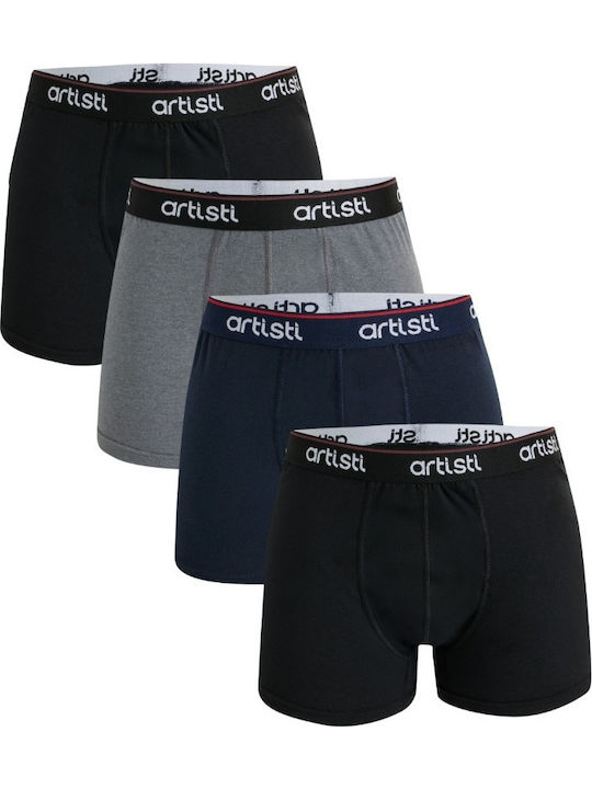 Herren Boxershorts Dark Multicoloured 4Packung