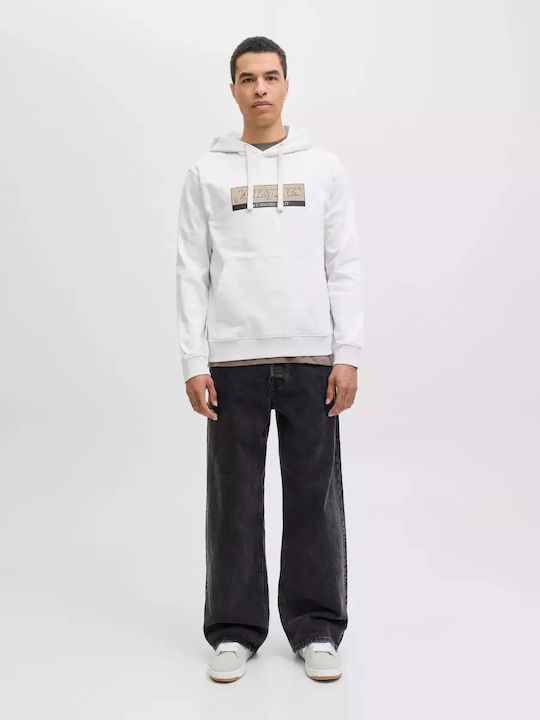 Sweatshirt with Hood White