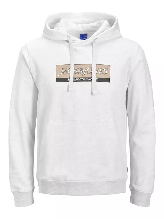Sweatshirt with Hood White