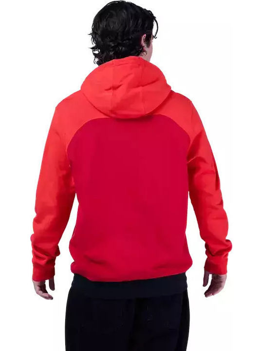 Fracture Sweatshirt mit Kapuze Rot