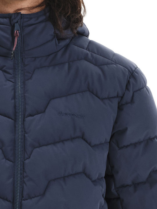 Winter Jacke Puffer Wasserdicht Blau