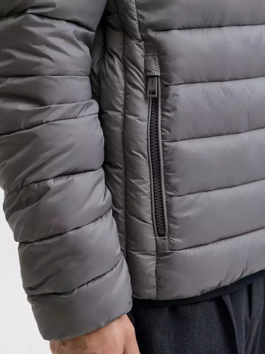 Jacket Puffer Dark Gray