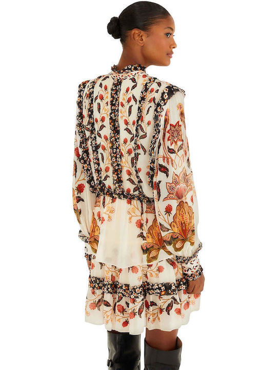 Mini Evening Dress Cream