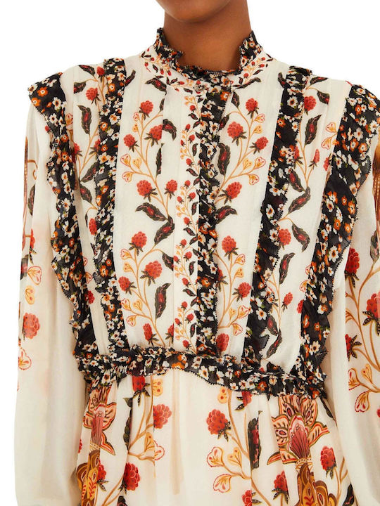 Mini Evening Dress Cream