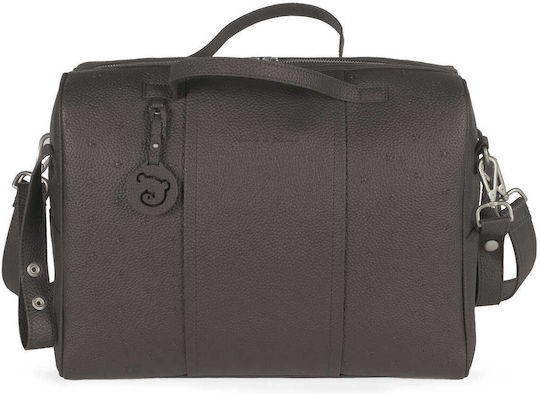 Pasito a Pasito Shoulder/Hand Diaper Bag London Brown 38x28x16cm.