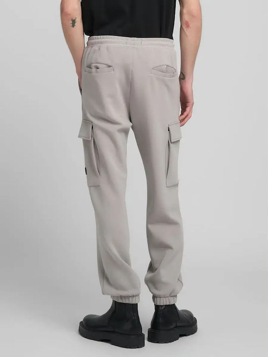 Trousers Cargo Elastic in Regular Fit Gray