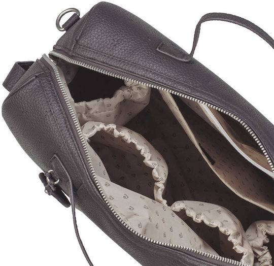 Pasito a Pasito Shoulder/Hand Diaper Bag London Brown 38x28x16cm.