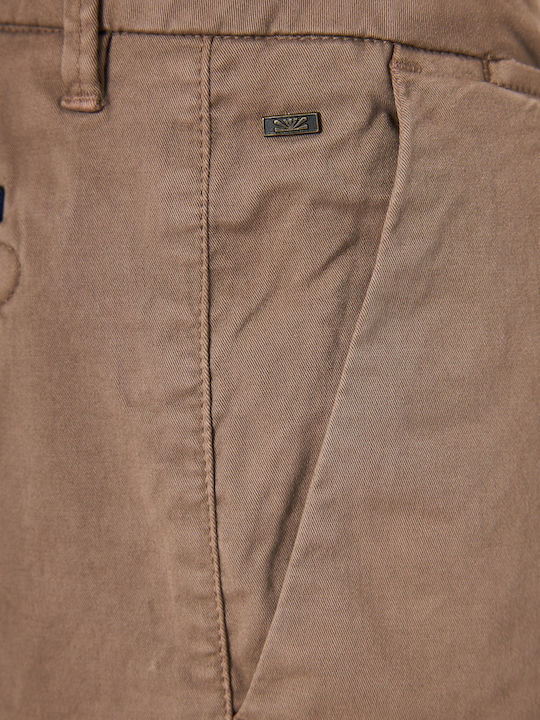 Hose Chino Elastisch Beige