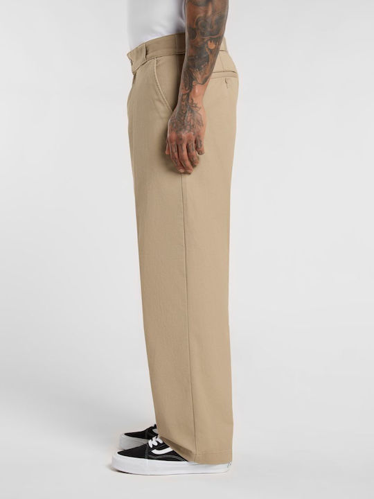 Hose in Lockere Passform Beige