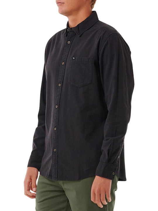 Langärmlig Hemd Black