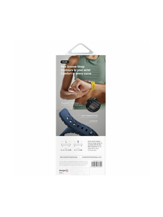 Uniq Λουράκι Σιλικόνης Μπλε (Apple Watch 49/46/45/44/42/41/40mm, Uniq)
