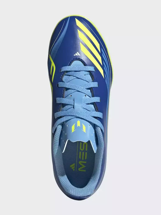 F50 Messi Club Kids Turf Soccer Shoes Blue