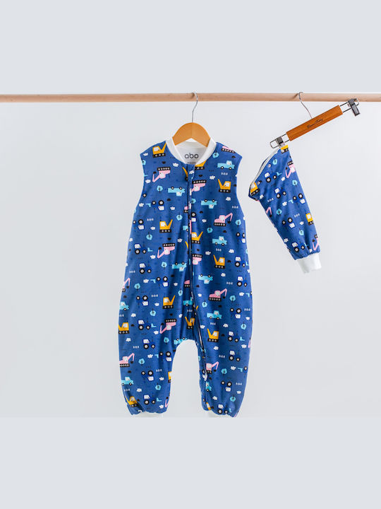 abo Winter Sleeping Bag with Feet Classic 2.5 Tog Classic Trucks with Detachable Sleeves