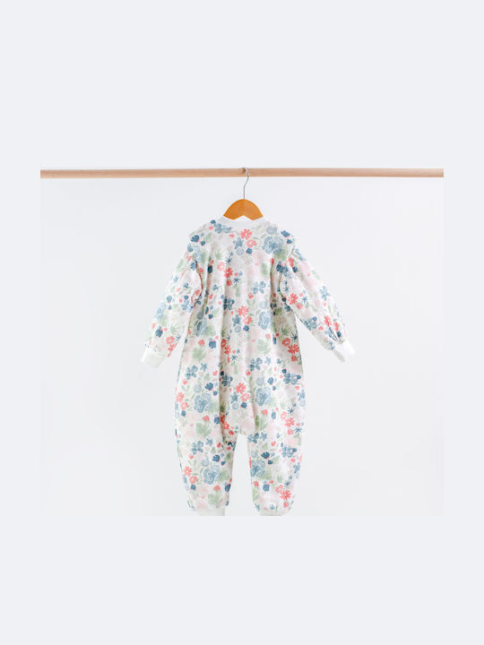 abo Winter Sleeping Bag with Feet Classic 2.5 Tog Classic Flowers & Watermelon with Detachable Sleeves