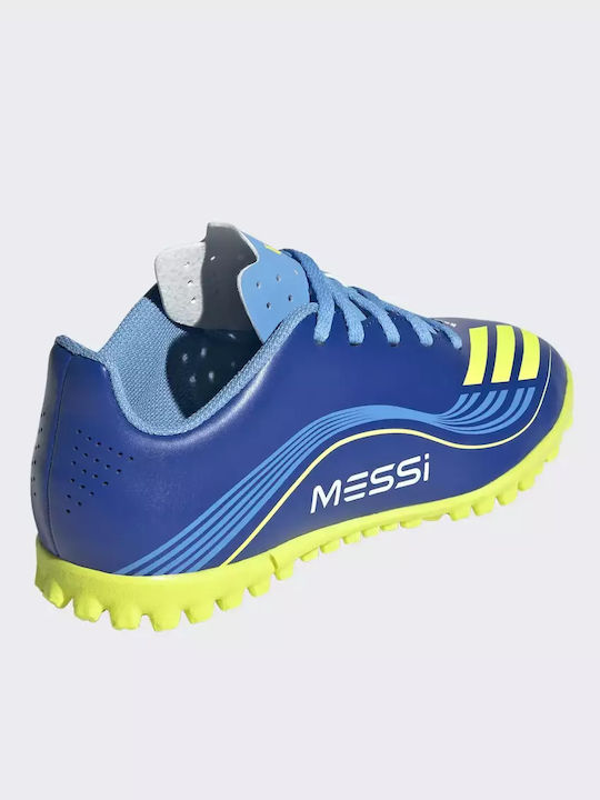 F50 Messi Club Kids Turf Soccer Shoes Blue
