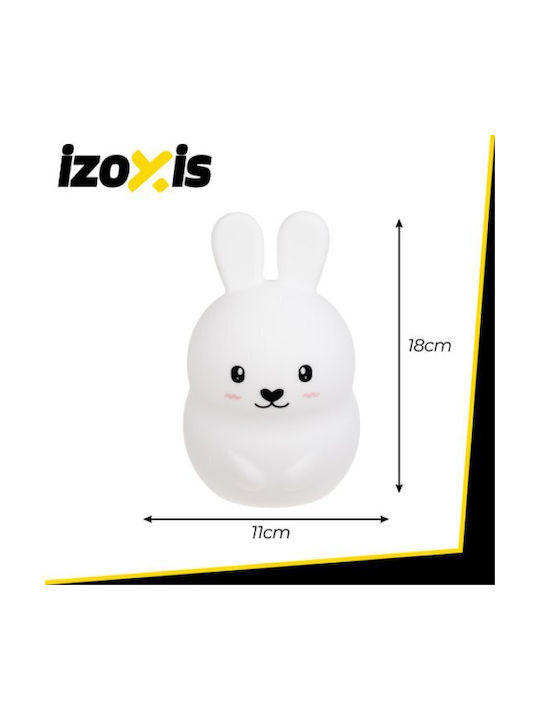 Izoxis Lumini LED Lampă decorativă pentru copii Alb 18x11cm