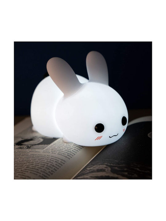 Navaris Led Kids Decorative Lamp Rabbit White 14.7x9.8x9εκ.