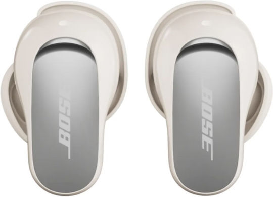 Bose QuietComfort Ultra (2nd Gen) In-ear Bluetooth Handsfree Earphones with Sweat Resistance and Charging Case White Smoke