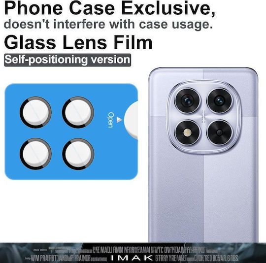 Back Glass Camera Protection Tempered Glass Transparent for the Redmi Note 14 Pro 5G, POCO X7 5G
